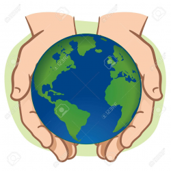 Hands holding earth clipart » Clipart Portal