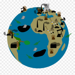 Svg Stock Agriculture Clipart Soil Pollution - Earth Pollution Png ...