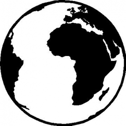 Earth Clipart Black And White | Free download best Earth Clipart ...