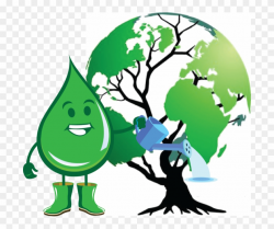 Raindrops Clipart Water Bill - Make The Earth A Better Place - Png ...
