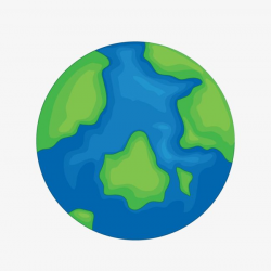Blue Green Earth Cartoon, Blue Green, Cartoon, Earth PNG and ...