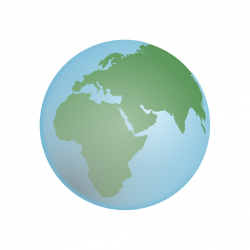 Earth globe illustration - Transparent PNG & SVG vector