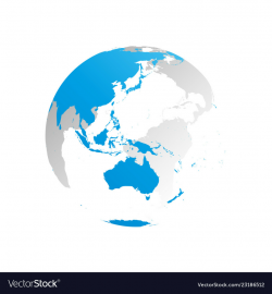 3d planet earth globe transparent sphere with