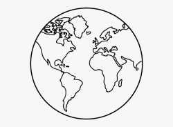 World Outline - Earth Outline Drawing , Transparent Cartoon ...