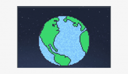 The World Globe Pixel Art - Earth - Free Transparent PNG ...