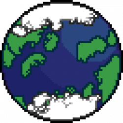 OC] Pixel art planet : PixelArt