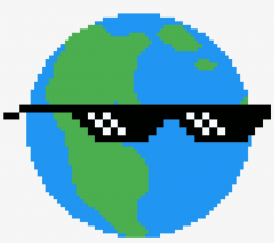 Pixilart Earth Anonymous Png Mlg Earth - Discord Pixel ...
