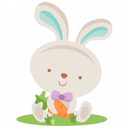 boy bunny holding carrot | Miss kate cuttables | Bunny, Easter, Cute ...
