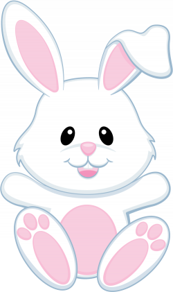 HD Bunnies Clipart Modern - Transparent Background Easter Bunny ...