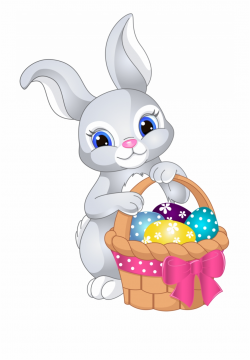Free Printable Easter Clipart - Cute Cartoon Easter Bunny ...
