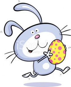 Easter Bunny Running premium clipart - ClipartLogo.com