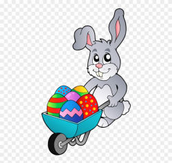 Free Png Transparent Easter Bunny With Egg Cartpicture - Easter ...
