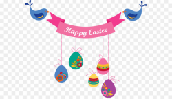 Easter Bunny Banner Easter egg Clip art - Happy Easter Clipart - Nohat