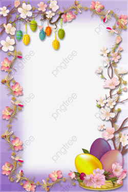 Easter Egg Border, Easter Clipart, Egg Clipart PNG Transparent Image ...