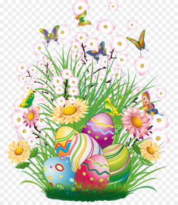 Easter, Flower, Art, transparent png image & clipart free download