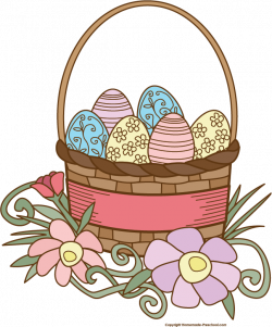 Free Easter Basket Clipart