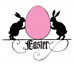 Easter clip art silhouette - 15 clip arts for free download on EEN