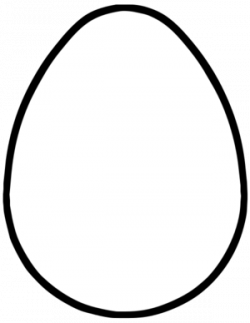 easter egg black and white clipart 64645 - Blank Easter Egg ClipArt ...