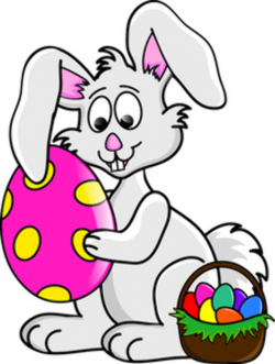 Easter Bunny With Eggs Clipart | Free download best Easter Bunny ...