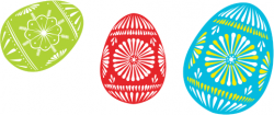 Free Colored Easter Eggs Clipart - Public Domain Holiday/Easter clip ...