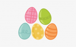 Easter Egg Set Svg Scrapbook Cut File Cute Clipart - Cute Easter Egg ...