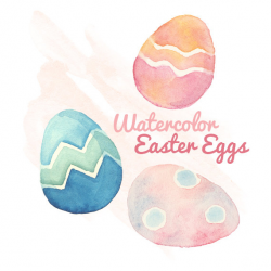 Watercolor Easter Eggs Clip art Clipart от DigitalPressCreation ...