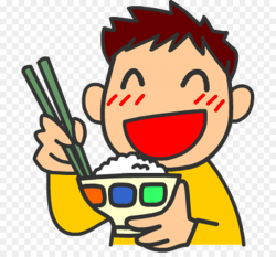 Eating Cartoon clipart - Breakfast, Eating, Rice ...