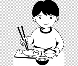 Eating Breakfast Dinner Food PNG, Clipart, Arm, Art, Black ...