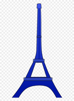 Eiffel Tower Clipart Blue - Blue Eiffel Tower Clipart - Png Download ...
