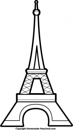 Eiffel tower cartoon cliparts - AbeonCliparts | Cliparts & Vectors