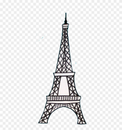 Tower Clipart Basic - French Eiffel Tower Drawing - Png Download ...