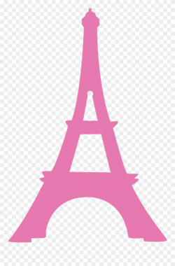 Paris Clipart Paris Poodle - Eiffel Tower Png Pink Transparent Png ...