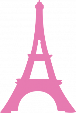 Paris Clipart Paris Poodle - Eiffel Tower Png Pink Transparent Png ...