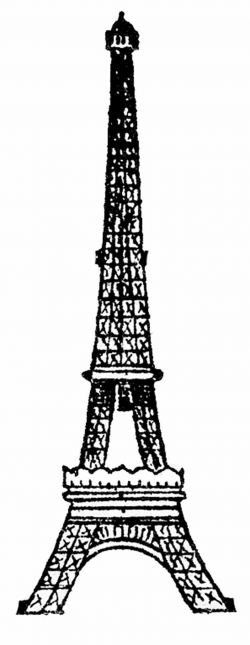 8 Vintage Eiffel Tower Clip Art! | stamping | Eiffel tower pictures ...