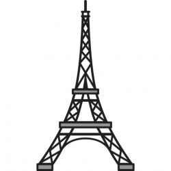 Eiffel Tower Clipart Black And White | Free download best Eiffel ...