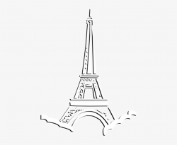 Eiffel Tower Drawing Step By Step At Getdrawings - Clipart Eiffel ...