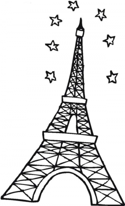 Eiffel Tower Drawing For Kids | Free download best Eiffel Tower ...