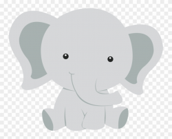 Baby Elephant For Baby Shower Clipart (#2977411) - PinClipart