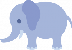 Little Blue Elephant - Free Clip Art | Paper Craft | Baby elephant ...