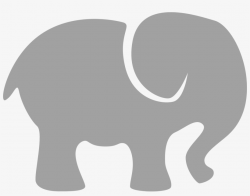Elephant And Piggie Trunk Clipart Pumpkin - Grey Baby Elephant ...