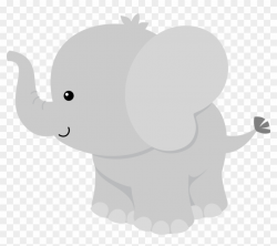 Jungle Clipart Png P Xeles Cumple Animalitos - Gray Baby Elephant ...