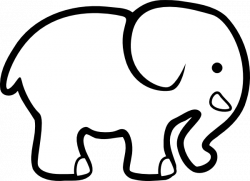 Free Elephant Outline, Download Free Clip Art, Free Clip Art on ...