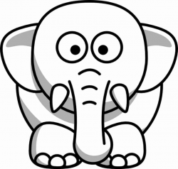 Free Elephant Outline, Download Free Clip Art, Free Clip Art on ...