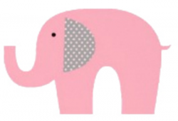 Baby elephant pink elephant clipart kid - Clipartix