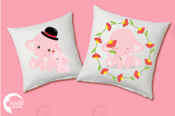 Pink Elephant Clipart