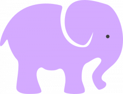 Purple Elephant Clip Art at Clker.com - vector clip art online ...