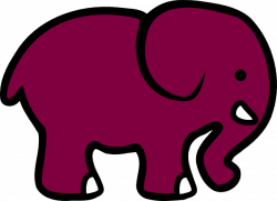 Purple Elephant Clip Art at Clker.com - vector clip art online ...