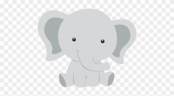 Safari Clipart Baby Elephant - Elefante Safari Baby Shower, HD Png ...