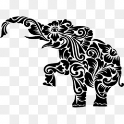 Tribal Elephant PNG and Tribal Elephant Transparent Clipart Free ...