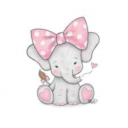 Resultado de imagen para clipart watercolor baby elephant - Clip Art ...